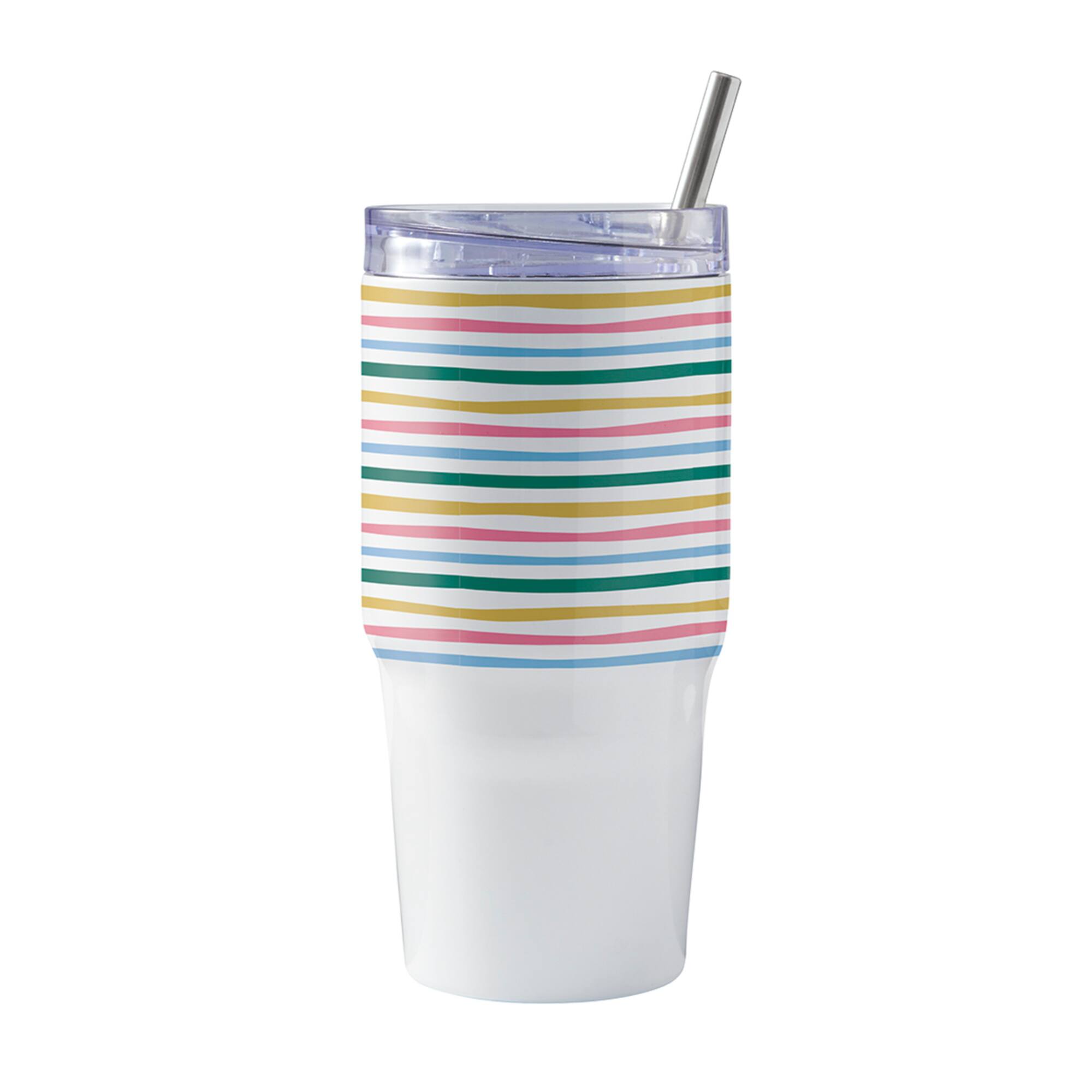 16 Pack: 24oz. Stainless Steel Sublimation Travel Tumbler by Make Market®